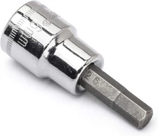 Crescent 3/8" Drive Hex Bit Metric Socket 6mm - 1 Count (Pack of 1), No Color 