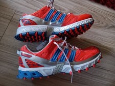 Schuhe, Adidas, neu, orange mit blau, Kanadia, UK 10,5,, US 11, FR 45 1/2