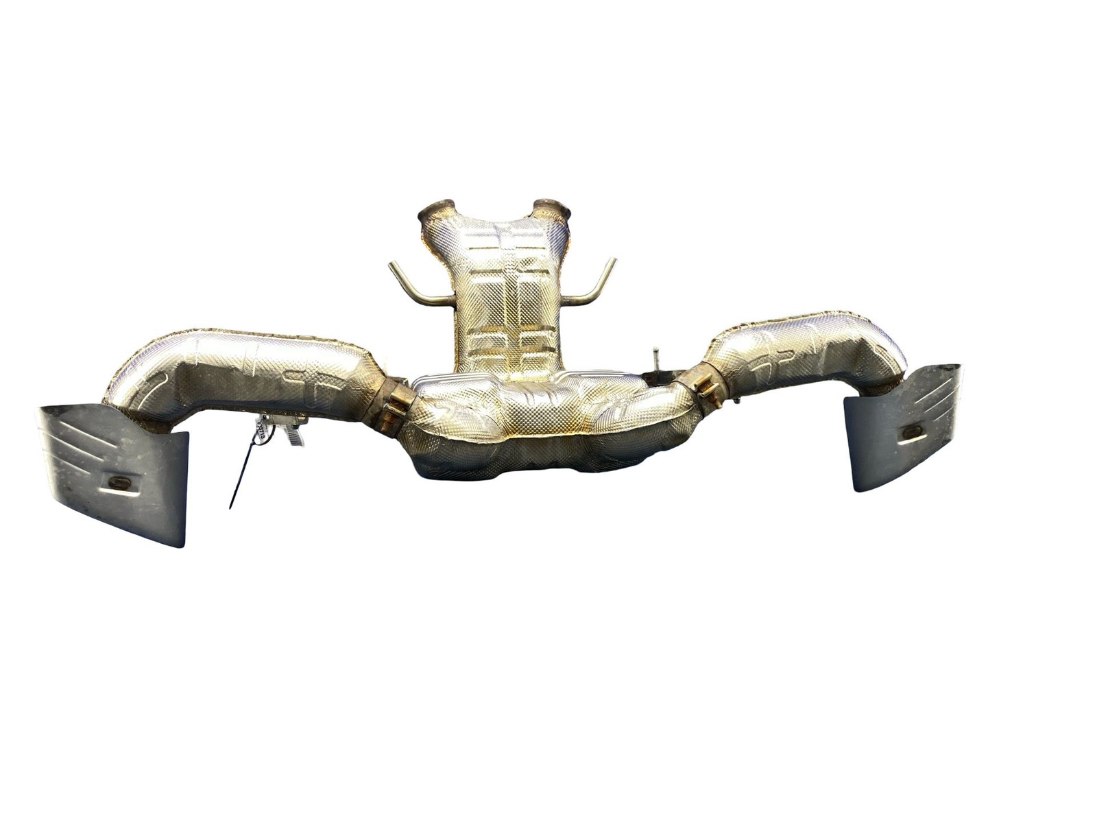 2016-2021 Mclaren 570s RWD 3.8L REAR EXHAUST MUFFLER PIPE W/ TIPS 13H0260CP oem
