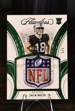 2025 Flawless Jack Bech 5/5 NFL Rookie Shield Patch Raiders SP