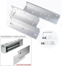 Z  L ZL Bracket For 180KG 350Lbs for Electric Magnetic Lock Inward Door