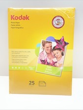 Kodak Glossy Photo Paper 8.5x11 25 Sheets 180gsm Inkjet Printer New Sealed