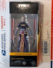 Star Wars Black Series Asajj Ventress Clone Wars Action Figure New with case