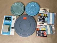 Instasplicer 8mm Dual 8 super 8 -splice tapes 2 Used packs-3 Film Canisters