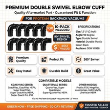 10 pk- Replacement ProTeam Swivel Elbow Cuff ...