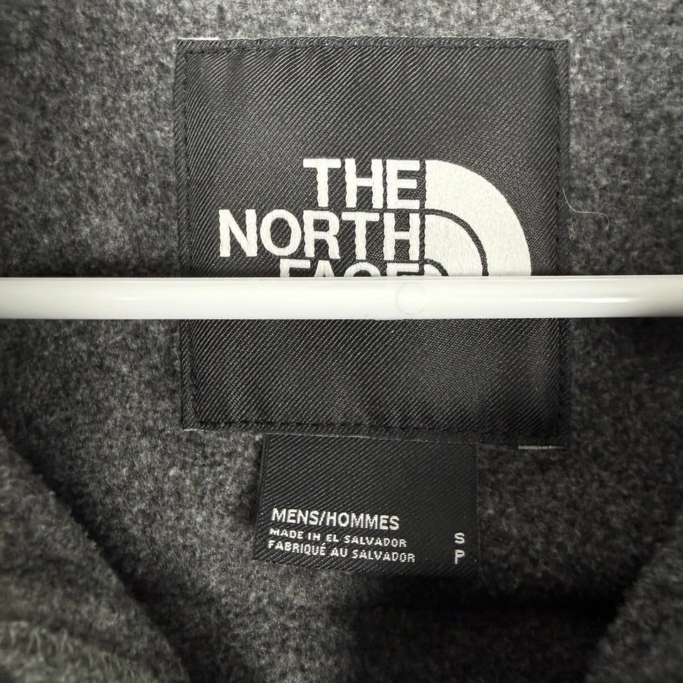 Chaqueta The North Face Denali 2 Para Hombre Pequeña Gris Negra Polar Cremallera Completa Gorpcore Foto 4 de 4