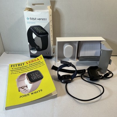 Fitbit Versa 2 Health & Fitness Smartwatch Activity Tracker S & L Sizes Black