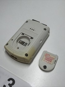 Official Sega Dreamcast White VMU Visual Memory Card Tested Works! #3
