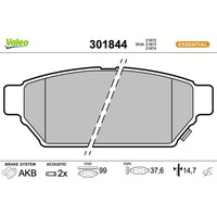 Valeo 301844 Bremsbelagsatz FüR Mitsubishi Carisma Colt Lancer DA C6A C7A CBA