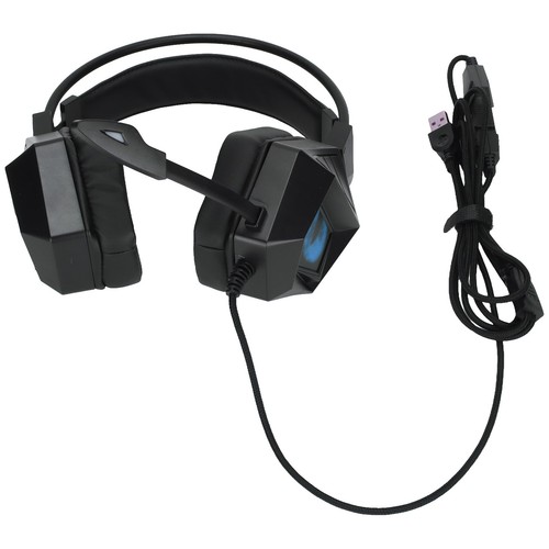 Gaming Headset Noise Cancelling USB 3.5mm Interface Over Ear RGB Headphone Wi FY - Afbeelding 20 van 24