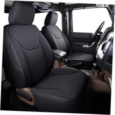 Seat Covers 4-Door Fullset for Jeep Wrangler, Fullset-07-17 Wrangler JK Black