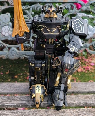 VINTAGE POWER RANGERS MEGAZORD BLACK &GOLD LIMITED EDITION ORIGINAL 1991 BANDAI