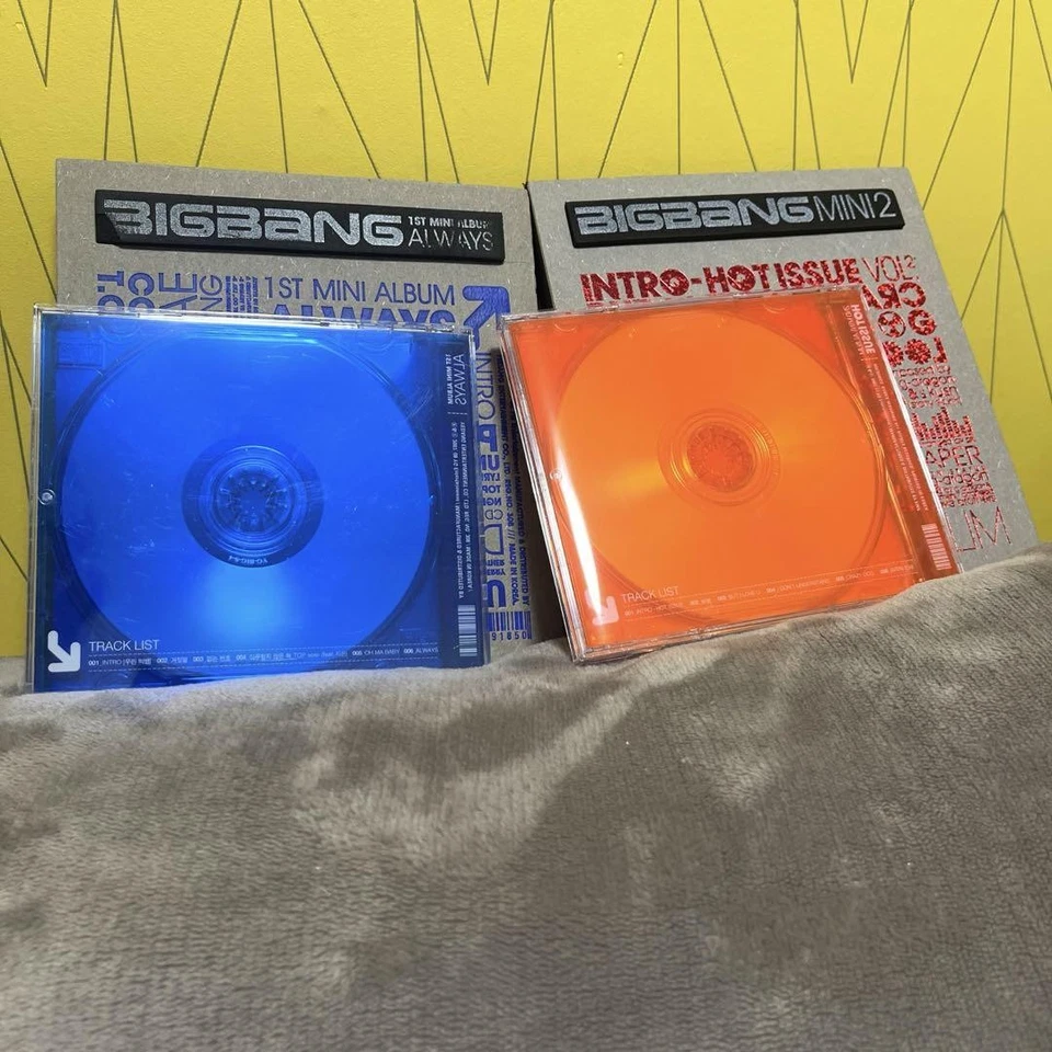 BIGBANG's music mini album 1.2 CD 2set ALWAYS & HOT ISSUE G-Dragon K-POP used Foto 4 de 4