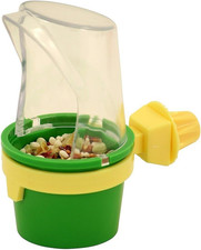 Pet Bird Cage Clean Cup Feeder  Water Cup Bird Accessory, Medium Assorted Colo