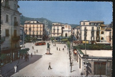 Italy Piazza Torquato Tasso,Sorrento E.D.A.M. Original Vintage Postcard