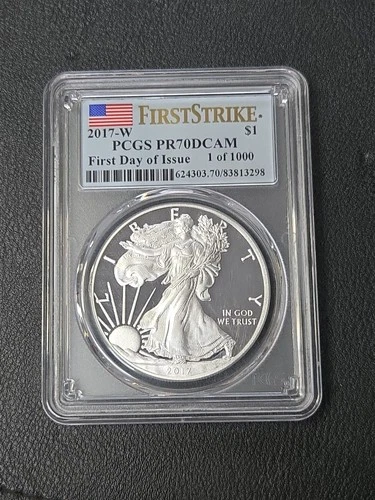 2017 -w First Day Of Issue PR 70 DCAM American Eagle