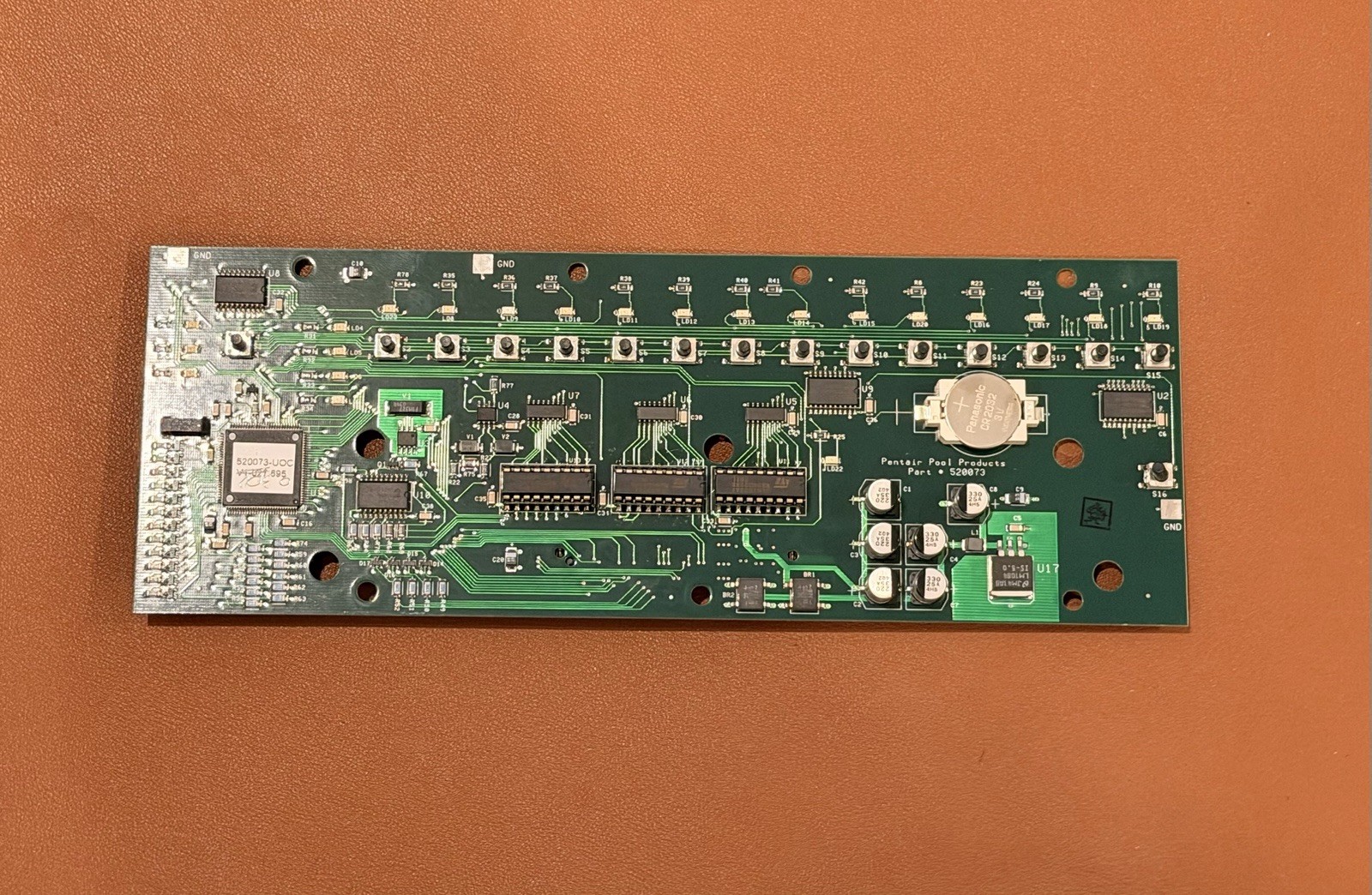 Pentair 520287 IntelliTouch Pool Control Board 520165 Ver 1060 Tested