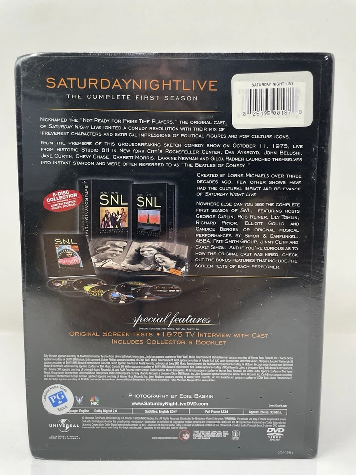 NEW SEALED SNL The Complete First (1st) Season 1975-1976 Saturday Night Live Foto 2 de 4