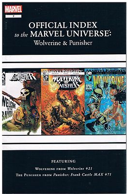 Official Index to the Marvel Universe: Wolverine & Punisher No.7 / 2012