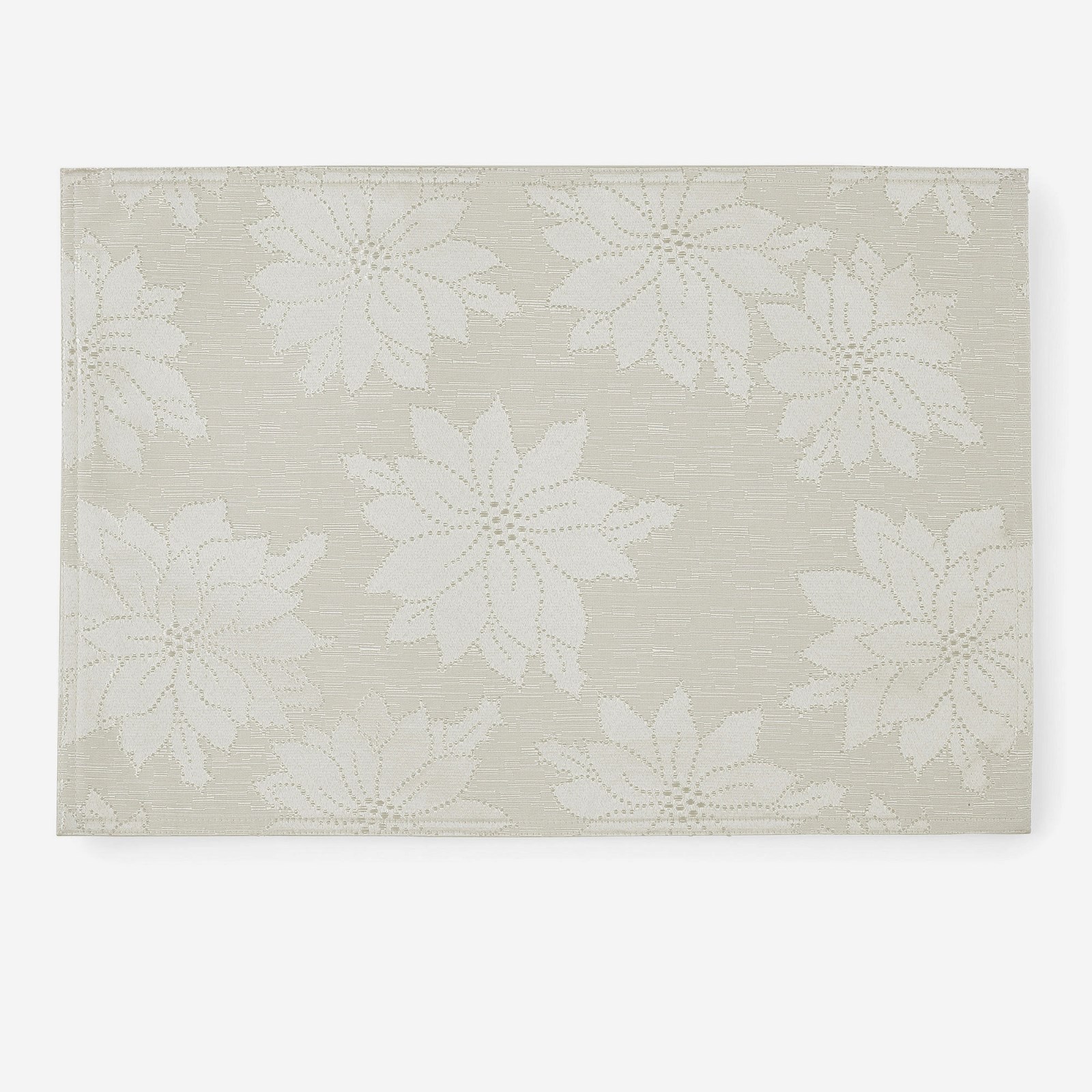 Bardwil Linens Placemats Ivory Damask Floral Pattern Winter Joy Set of 4 for sale online eBay