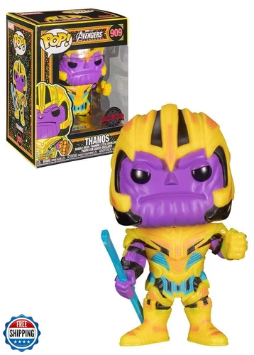 Funko Marvel Pop: Blacklight - Thanos Blacklight #909