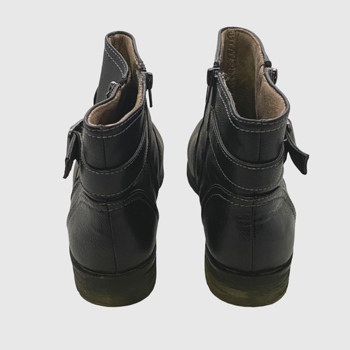 Natural Soul Women 10M Ankle Boots All-Thru Comfort Black Zip Buckle - Picture 20 of 20