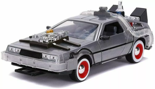 Jada 1:24 Back to The Future Part III Time Machine with Lights - Picture 3 of 4