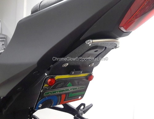 Eliminador de guardabarros GSX-R1000 2017-2024 con barra de luz de señal de giro LED - Lente transparente - Imagen 3 de 4