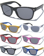 SMALL KIDS SIZE RETRO FRAME SUNGLASSES Classic Horn Rim Design Boys Girls New