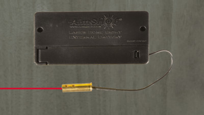 AimShot 17 HMR laser bore sight w/ external battery pack