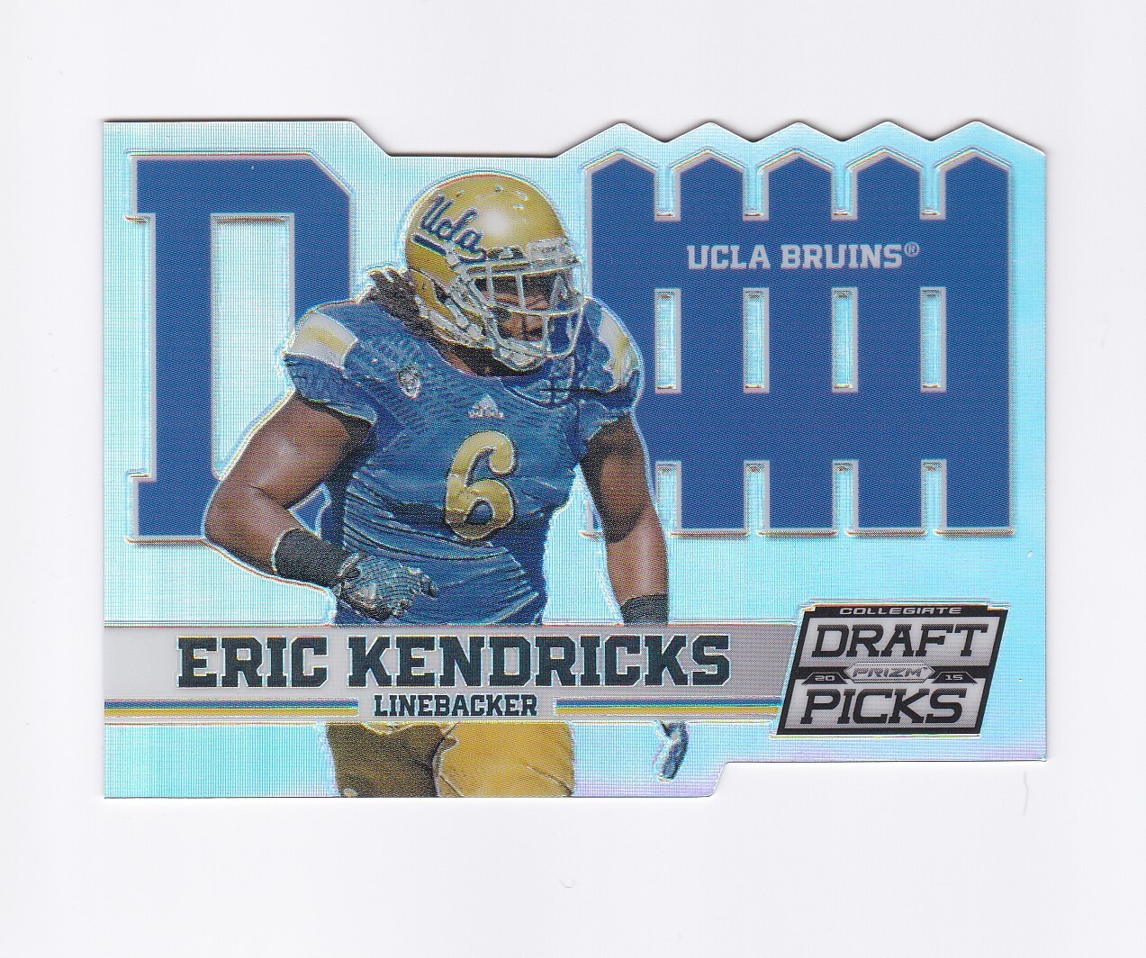 2015 Panini Prizm Draft Picks D Fence Die Cuts #30 Eric Kendricks UCLA Vikings