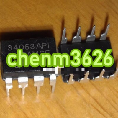 10pcs MC34063 34063AP1 MC34063API DIP-8 In-line switch regulator chip IC #YT