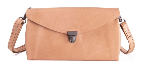 Harold's Fold Handbag Clutch S UmhäNgetasche Clutch Tasche Camel Hellbraun Neu-image