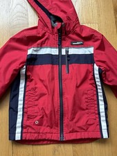 LONDON FOG - Kids Light to Mid Weight Hooded Fleece Lined Jacket size 7
