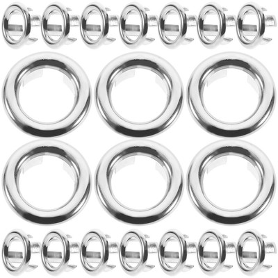  20 Pcs Überlaufring Waschbeckenverkleidung Überlauf-Zierring Für