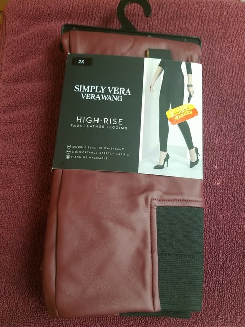 Women's Simply Vera Wang High Rise Faux 