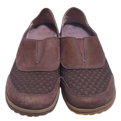 Chacos Purple Leather Woven Ventura Outdoor Slip On Sneakers Women's Size 7 - Picture 5 of 9