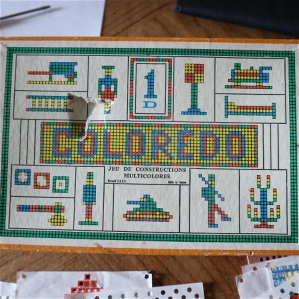 2 boites jeu de constructions multicolores COLOREDO n° 1 et n° 1D - Photo 2/4