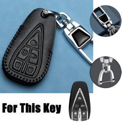 Leather Car Key Fob Case Cover Bag For Changan CS55 PLUS CS35 PLUS CS75 PLUS