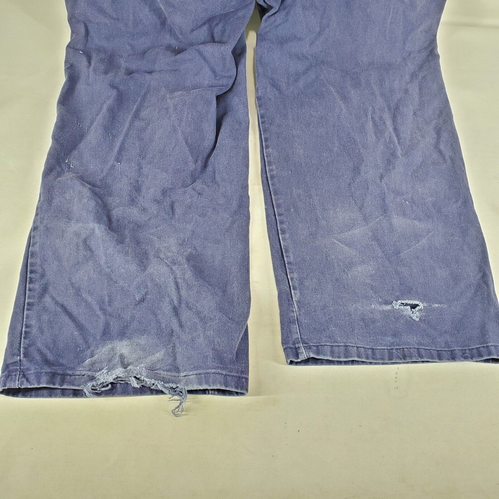 Universal Overall Company Vtg Distressed Blue Mec… - image 9