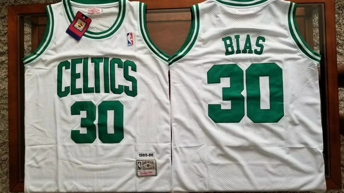 Mitchell & Ness, Shirts, Len Bias 3 Boston Celtics Mitchell Ness Hardwood  Classics Jersey