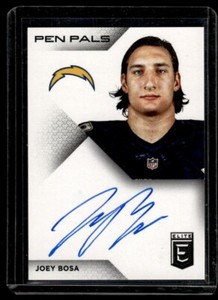 2016 Panini Donruss Elite Pen Pals Joey Bosa Rookie Auto San Diego Chargers