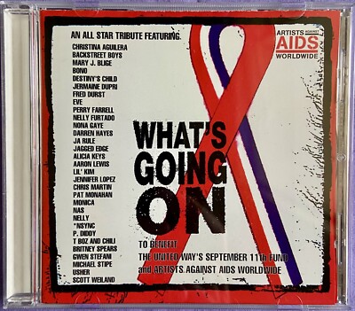 All Star Tribute: What's Going On CD 2001 Columbia Bono Beyonce Britney Spears +