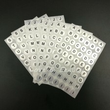 60 Set Etichette Adesive Alfabeto Lettere dalla A alla Z Autoadesive Adesivi Etichette 10mm