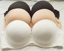 Super Boost Push up Bra Thick Padded Support Add 2 Cup Strapless Lingerie BCD