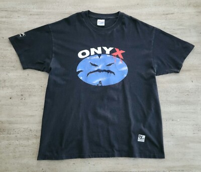 90s ONYX ビンテージ Tシャツ ラップT バンT raptees XL Vintage ONYX All We Got Iz Us Album Promo T-shirt XL Single