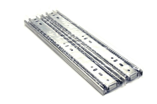 3 Pairs Full Extension 100-lb Ball Bearing Drawer Slides 8"-24" With Screws - Picture 30 of 96