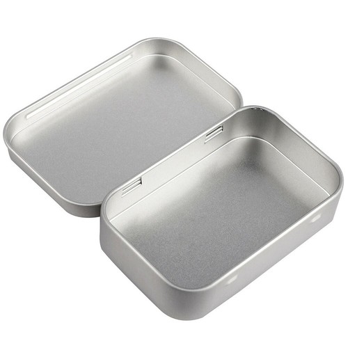 6 Pcs Metal Box Container Hinged Lid Small Empty Storage Box For Small Cosmetics - Picture 22 of 24