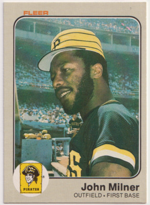 1983 Fleer #311 John Milner Pittsburgh Pirates | eBay