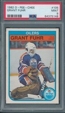1982/83 O-Pee-Chee OPC #105 Grant Fuhr PSA MINT 9 *5148